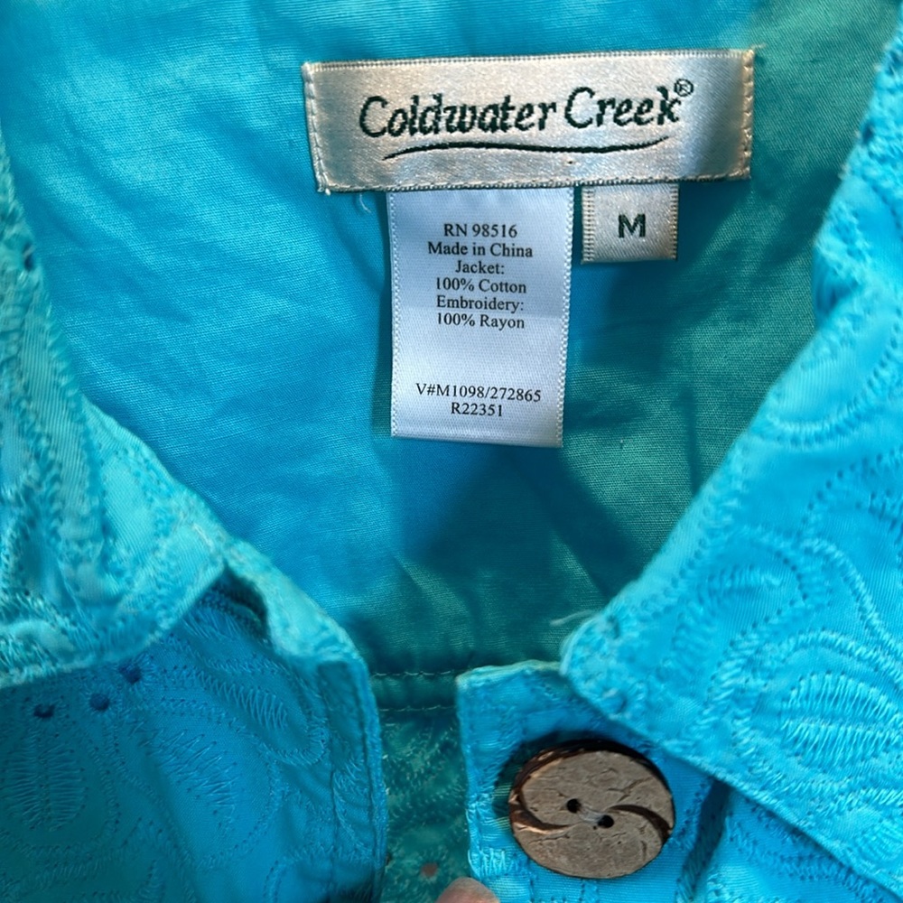 Eyelet Design Jacket - Picture 2 of 6